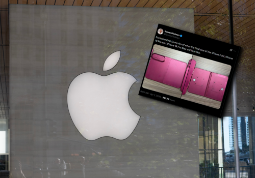 iPhone Fold ma wyglądać właśnie tak. Fani Apple są rozczarowani