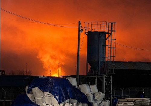 Ust-Ługa płonie. Kolejny atak Ukrainy na terminal naftowy