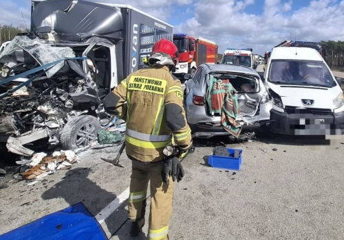 Gigantyczne korki na granicy z Niemcami. Wypadek na A2 sparaliżował ruch w stronę Świecka