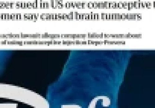 1300 kobiet w USA pozwało Pfzera za środki antykoncepcyjne powodujące raka