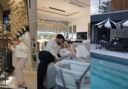 W takiej willi mieszkają Andziak i Luka: marmury, podświetlana wanna i ogród z basenem. Niezły luksus? (ZDJĘCIA)