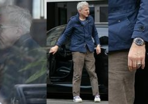 Hubert Urbański pałaszuje samotnie pizzę z zegarkiem za 100 TYSIĘCY ZŁOTYCH na nadgarstku (ZDJĘCIA)