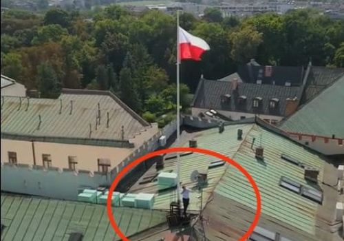 Miszalski o nagraniu na dachu. „Chodziło o pokazanie pięknych widoków”