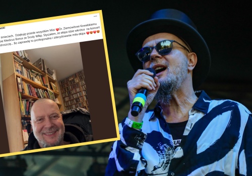 Lider zespołu Strachy na Lachy wyszedł ze szpitala. Pokazał swoje zdjęcie