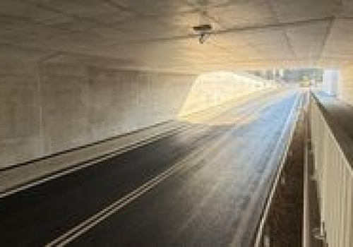 Pierwszy tunel pod Zakopianką otwarty. Nowy węzeł w Krzyszkowicach już działa