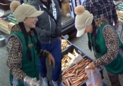 Justyna Steczkowska przyjechała na targ sprzedawać warzywa. Klienci byli w szoku