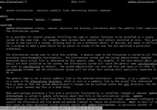 Porady Admina: update-alternatives