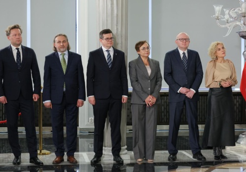 Ślubowanie sędziów TK w Sejmie. Uroczystość za zamkniętymi drzwiami