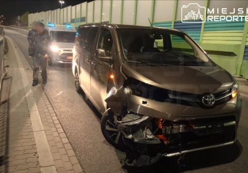 Wypadek na Moście Gdańskim. Kierowca zatrzymany po pozytywnym wyniku testu na narkotyki