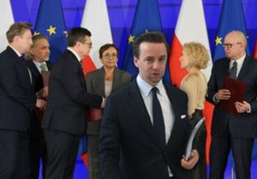 Krzysztof Bosak po ślubowaniu sędziów TK. Krytyczny wpis