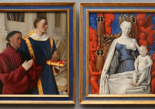 Zwykły detal? Raczej prehistoryczny gość na XV-wiecznym obrazie