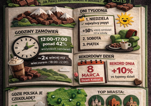 Czekoladowy lek na zło. Polacy zamówili kilkaset tysięcy czekoladowych pozycji w rok