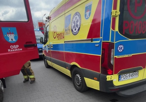 Potrącenie pieszej z wózkiem na przejściu