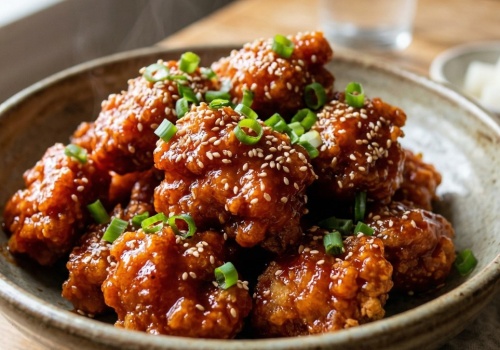 Koreański street food w domowym wydaniu, czyli kurczak dakgangjeong