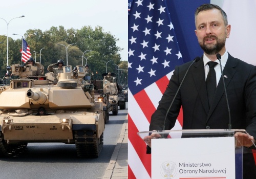 Szef MON: liczymy na więcej wojsk USA w Polsce, ale nie ma to związku z wojną na Bliskim Wschodzie