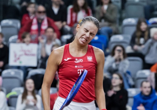 Polscy fani się nie popisali. Kilkukrotnie przeszkodzili Linette