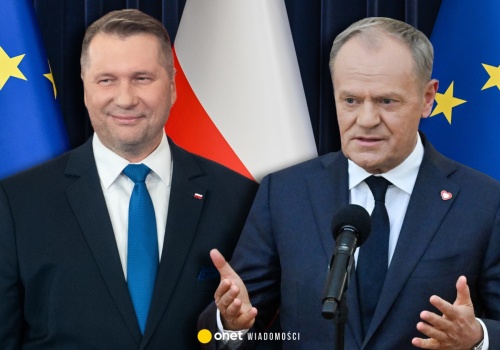 Przemysław Czarnek zaczepił nocą Donalda Tuska. 