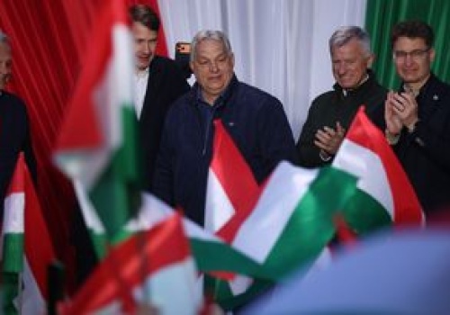 Wiec Viktora Orbana. Młodzi wyborcy: 