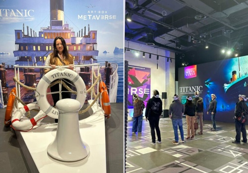 Tutaj „wsiadłam” na pokład Titanica. Ten pokaz przeniósł mnie 3,8 tys. metrów pod wodę