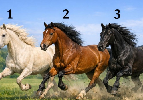 Trzy konie, trzy osobowości. Wybierz swoje zwierzę i sprawdź, co to znaczy