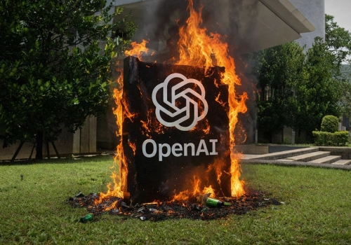 Nienawiść zaślepia. Twórca ChatGPT zaatakowany koktajlem mołotowa