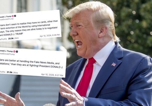 Trump stwierdził, że jedynym powodem, dla którego żyją Irańczycy są negocjacje