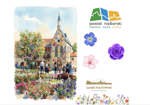 Wiosenny jarmark kwiatów, zdrowej żywności i rękodzieła na Zamku Piastowskim w Raciborzu