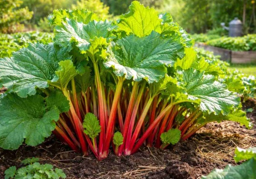 Tak wymusisz na rabarbarze szybszy wzrost. Łatwy trik ogrodniczy