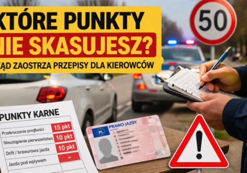 Za te wykroczenia nie skasujesz punktów. Rząd szykuje zmiany!