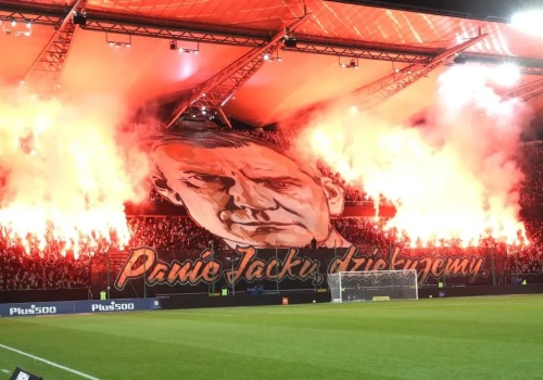 Kibice Legii pożegnali Jacka Magierę. Poruszająca oprawa. 