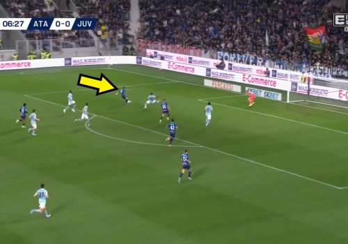 Zalewski centymetry od gola. Mógł zaskoczyć Juventus już w 7. minucie