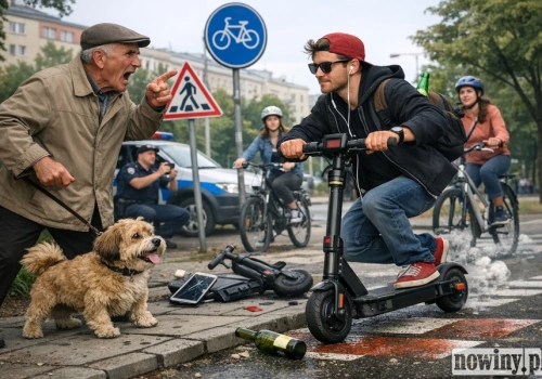 Hulajnoga na chodniku - wcielenie wszelkiego zła?