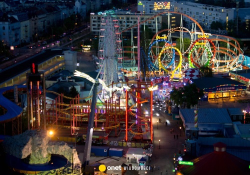 Wypadek w parku rozrywki w Wiedniu. 