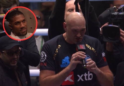 Fury wzywa Joshuę do walki. 