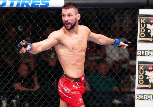 UFC 327: popis Mateusza Gamrota, walka zakończona przed czasem