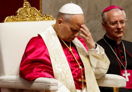 Emocjonalne wstąpienie papieża. 