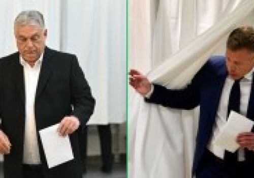 Orban i Magyar już zagłosowali. Ważne słowa przy urnach