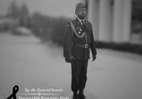 Ostatnia warta druha Konrada. Rzeszów jednoczy się w pomocy dla rodziny zmarłego strażaka