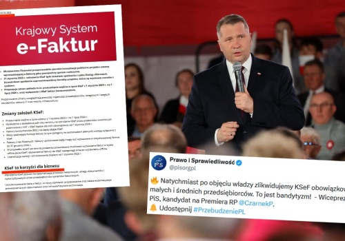 PiS chce likwidacji KSeF, który sam promował jako korzyść dla biznesu