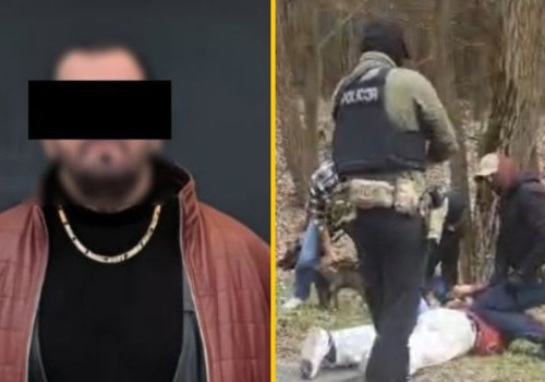 Groźny gangster zatrzymany na ulicy. Jest spektakularne nagranie