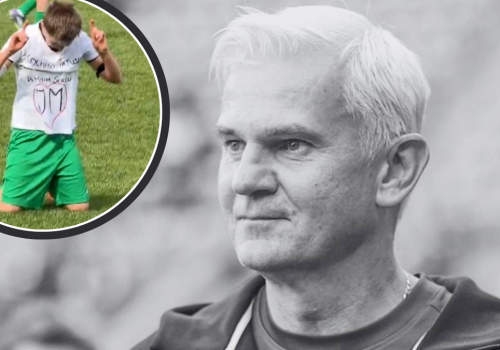 Wzruszające sceny. Syn Jacka Magiery zadedykował gola zmarłemu tacie