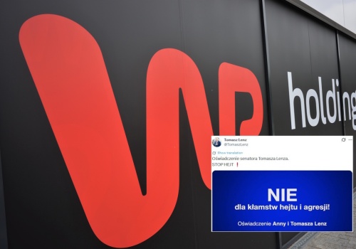 Lenz odpowiada na materiał WP. Zawiadomienie do prokuratury