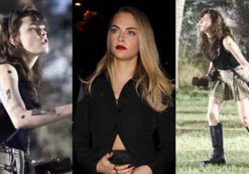 ODMIENIONA Cara Delevingne żywo dyskutuje ze znajomymi na Coachelli. Poznalibyście ją? (ZDJĘCIA)