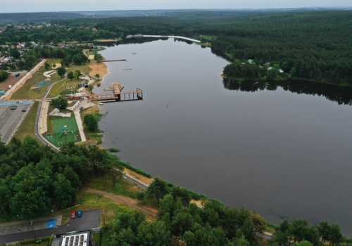 Domki na wodzie nad Lubianką?