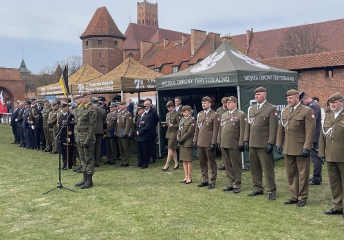 Terytorialsi świętowali w Malborku. Na Pomorzu jest ich już 1500