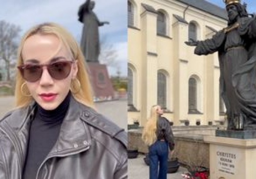 Marianna Schreiber pojechała na Jasną Górę. 