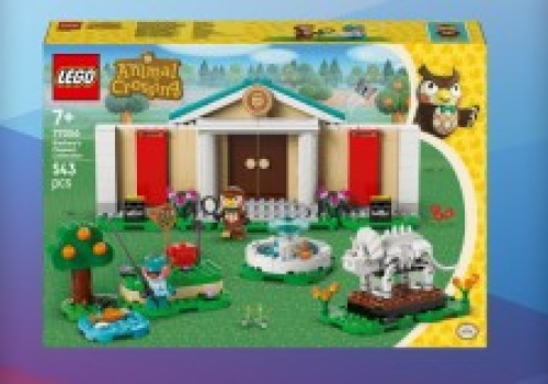 Zestaw LEGO Animal Crossing Blathers i kolekcja muzealna za 219 zł (cena kat. 359,99 zł) na Allegro