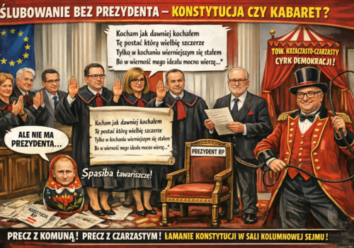 Ślubowanie bez Prezydenta – państwo w krzywym zwierciadle. Konstytucja czy kabaret?
