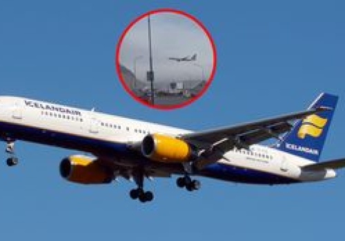 Boeing 757 nad samymi dachami. Leciał tak nisko, że wszystko się trzęsło