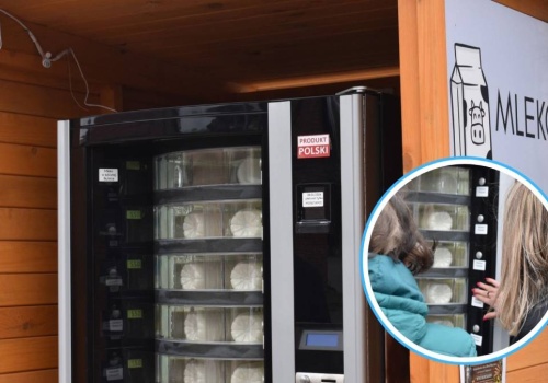 Mlekomaty opolskiego rolnika to hit. Nowa maszyna już jest oblegana